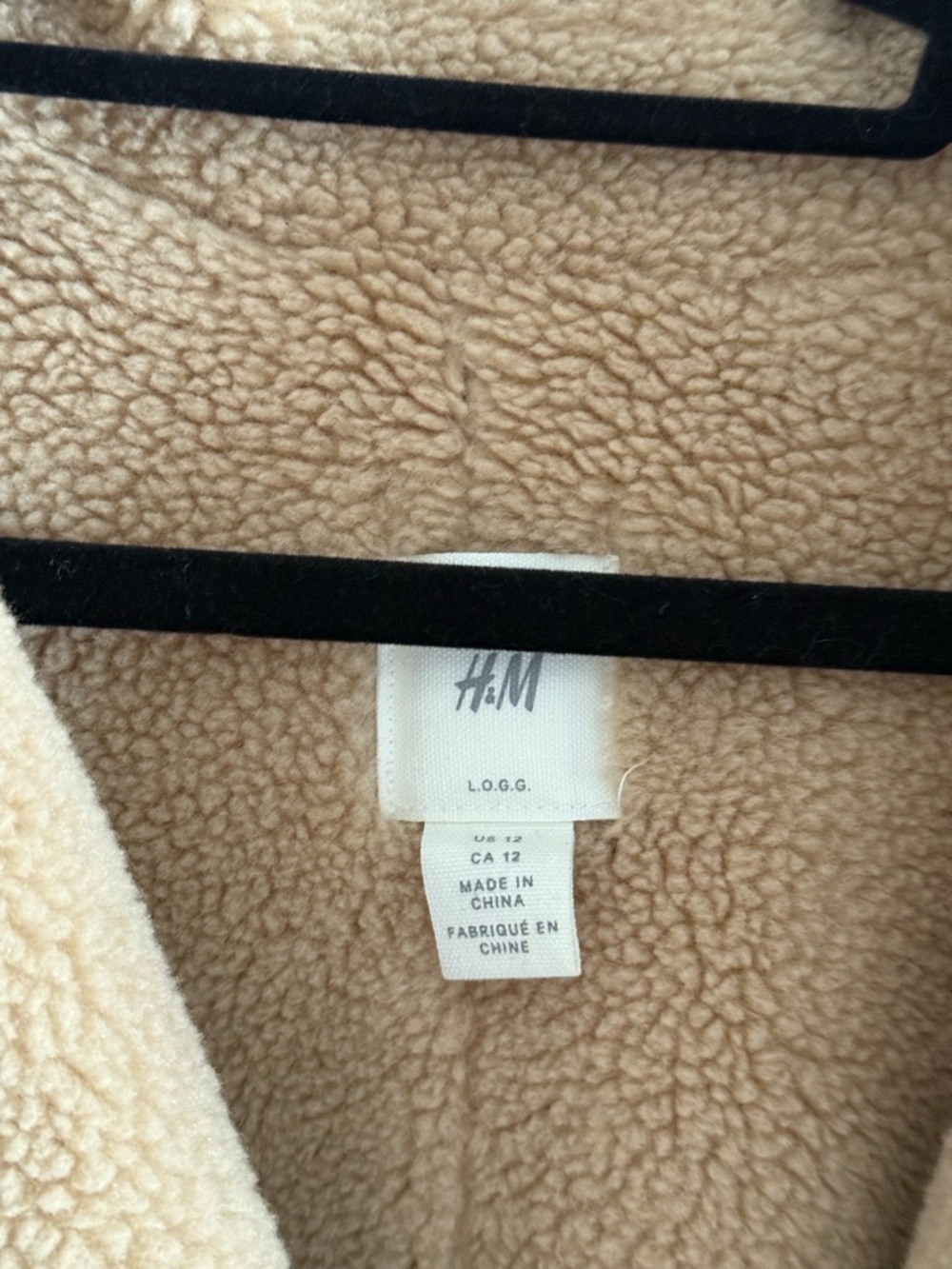 H&M Tan Brown Sherpa-lined Aviator Jacket - Picture 2 of 7